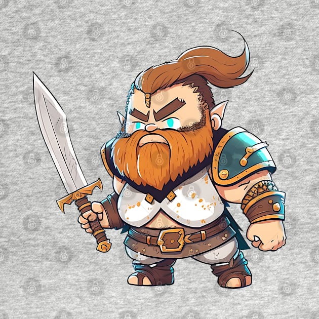 dnd dwarf warrior by FerdyStoreshop